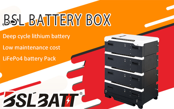 ប្រអប់ថ្ម BSL ថ្មី 48V LifePo4 ថាមពលពន្លឺព្រះអាទិត្យ 5.12-30.7kWh