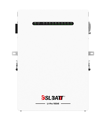 51.2V 200Ah LiFePO4 10kWh Bataraidh Solar taighe air a chuir suas le balla