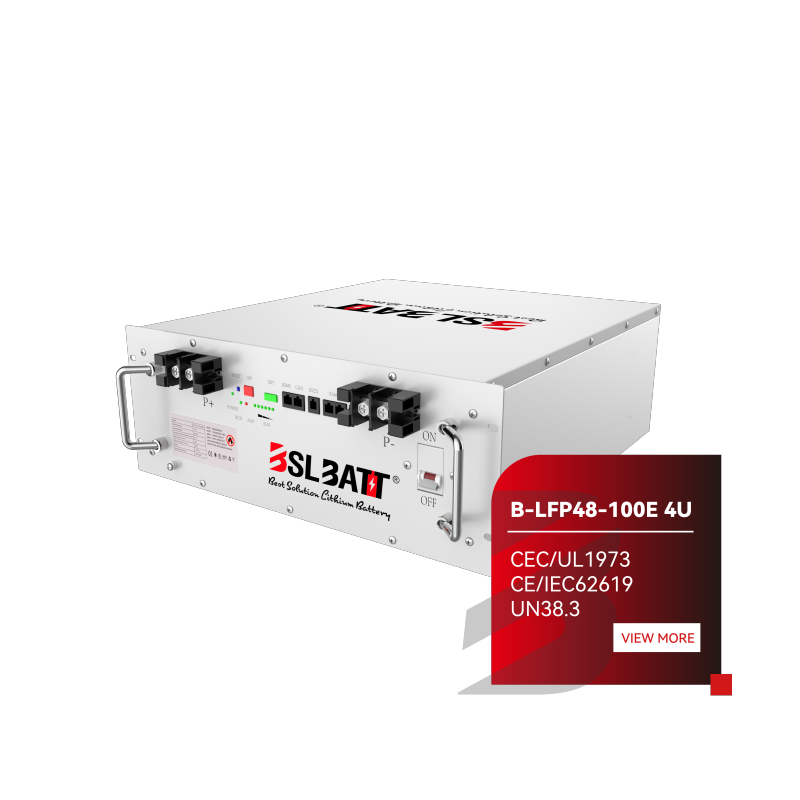 घरासाठी 100Ah Lifepo4 48V बॅटरी पॅक 5kWh सोलर बॅटरी