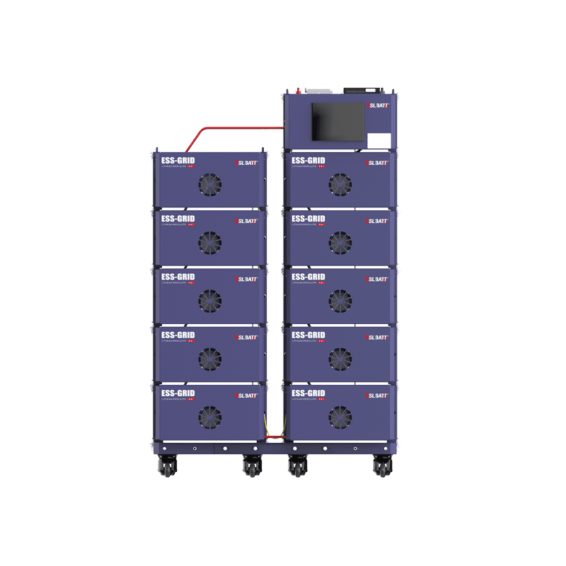 100kWh 512V 205Ah HV Komèsyal Batri Solè Depo